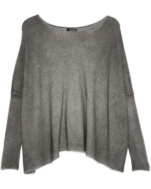 Avant Toi Kaschmir-Übergroßer Pullover - Grau