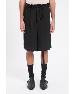 Ann Demeulemeester Pedro Lounge Shorts - Black