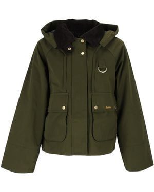 Barbour Chaqueta impermeable Terrington - Verde