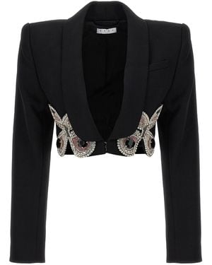 Area Blazer "Farfalla Ricamata" - Nero