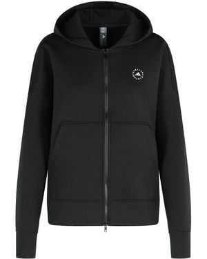 adidas By Stella McCartney Adidas von Stella McCartney 'Scuba' Black Polyester Blend Sweatshirt - Schwarz