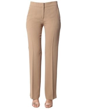 N°21 Straight-Leg Tailored Pants - Natural