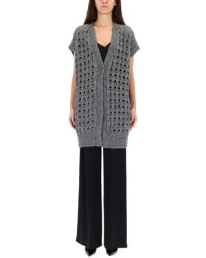 Herno Vest With Perforated Workmanship - Blue