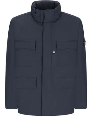 Stone Island Coats - Blue