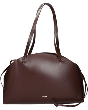 Jil Sander Shoulder Bag/Earth Leather - Brown
