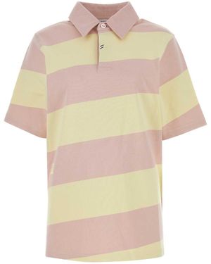 Burberry Embroidered Cotton Polo Shirt - Multicolour