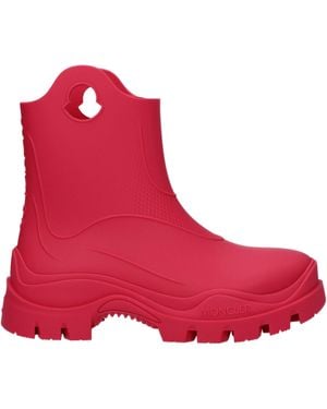 Moncler Misty Boots Rubber Fuxia - Red