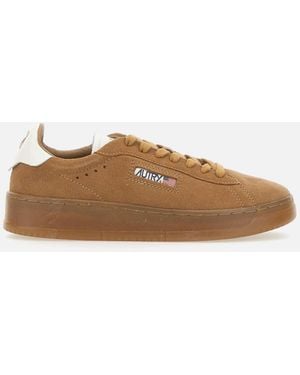 Autry Dallas Low Tobacco Wildleder Sneaker - Braun