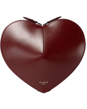 Alaïa "Le Cœur" Crossbody Bag - Red