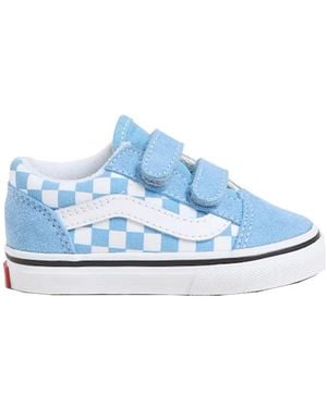 Vans "Old Skool Checkerboard" Snekaer - Blue