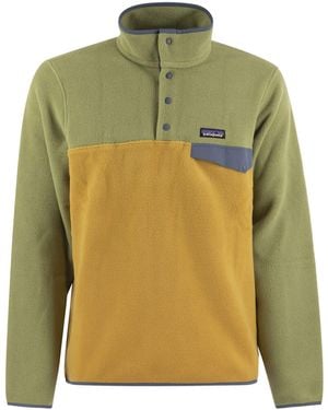 Patagonia Synchilla Snap T Lightweight Fleece Pullover - Green