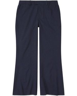 Closed Wharton Cropped Flared Trousers - Natural