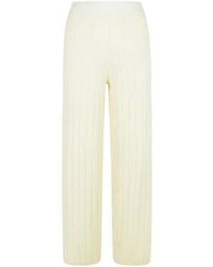 Max Mara 'Jardin' Cachemire Jogger Trousers - White