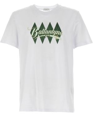 Ballantyne Logo Print T Shirt - White