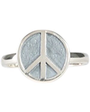 Needles Peace Ring - White