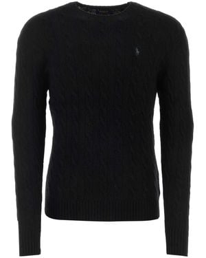 Polo Ralph Lauren Wool Blend Sweater - Black