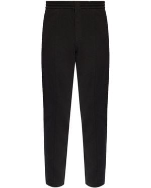 Emporio Armani Cotton Sweatpants - Black