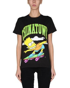 CHINATOWN MARKET X THE SIMPSONS "cowabunga" T-shirt - Black