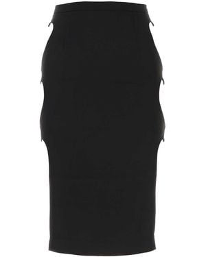 Marco Rambaldi Stretch Viscose Skirt - Black