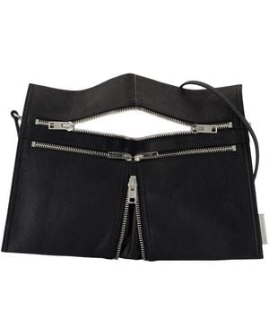 Alexander Wang Geo Medium Crossbody Leder schwarz