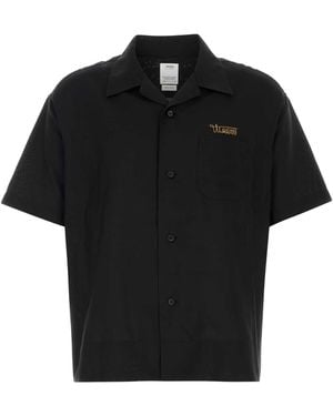 Visvim Relaxed Logo Shirt - Black