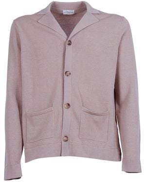 Ballantyne Shirt Cardigan - Purple