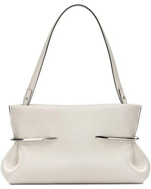 Givenchy "pinch Soft" Clutch Met Handvat - Naturel