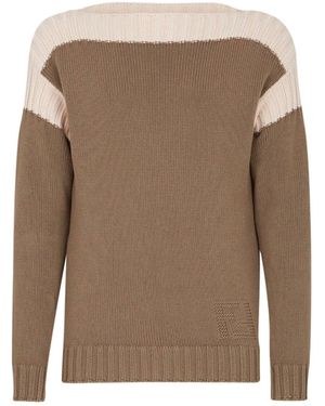 Fendi Cotton Pullover - Marrón