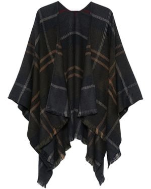 Barbour Blair Tartan Serape - Black