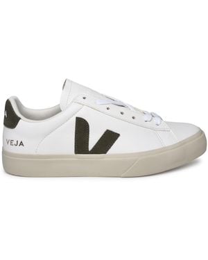 Veja Ivory Chrome Free Lear Field Trainers - Metallic