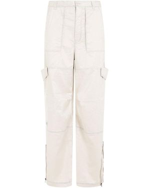 Acne Studios Cargo Pants With Wide Leg Design - Weiß