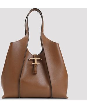 Tod's T Timeless Medium Schultertasche - Braun