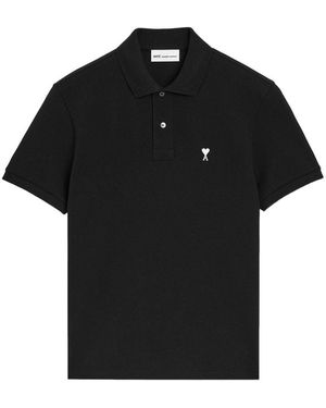Ami Paris Polo Shirt - Schwarz