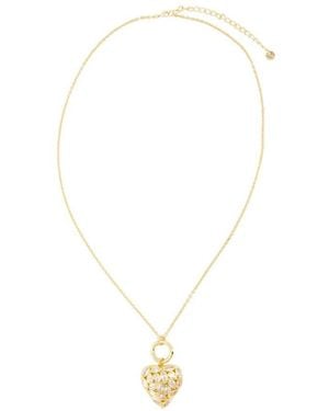 Self-Portrait Charm Necklace - Mettallic