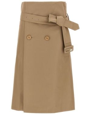 Vetements 'Deconstructed Trenchcoat' Skirt - Natural