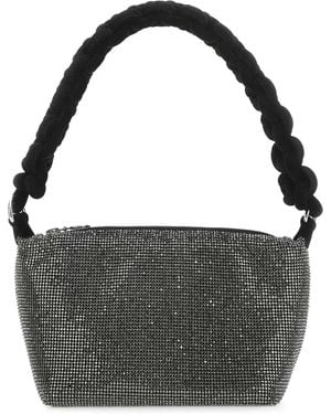 Kara Rhinestones Handbag - Black