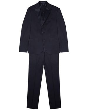 Colamarino Tailored Two-Piece Suit With Satin-Finish Blazer - Blue