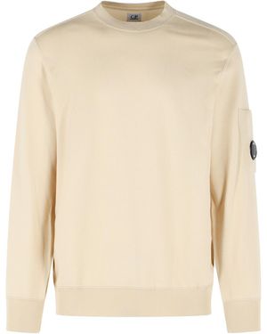 C.P. Company Cotton Jumper - Natural