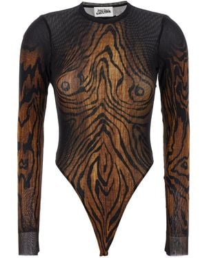 Jean Paul Gaultier 'The Wood' Bodysuit - Schwarz