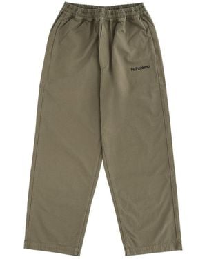 No Problemo Pantalone Con Logo - Green