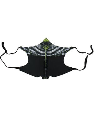 Marcelo Burlon Mascherine Mask Uomo Tessuto Multicolore - Black