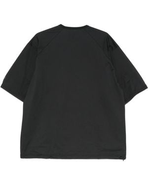 Goldwin High Gauge Shirring T Shirt - Black