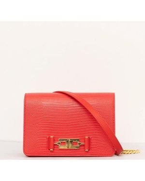 Elisabetta Franchi Crossbody Bag - Red