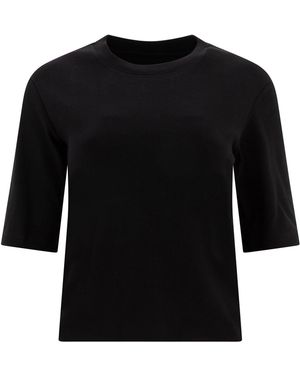 Sandbeige Camisetas - Negro