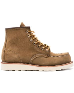 Red Wing Classic Moc Toe Mohave Boots - Brown