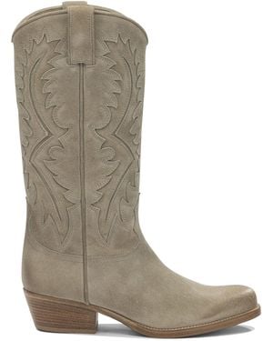 Sartore Cowboystiefel aus Leder - Mehrfarbig
