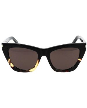 Saint Laurent Sonnenbrille SL 214 Kate 010 Havanna Black /20/145 - Schwarz