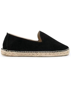 Manebí Round Toe Espadrilles - Black