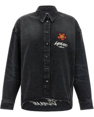 KENZO X Futura 2000' Shirt - Blau