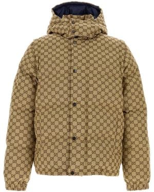 Gucci GG Fabric Down Jacket - Green